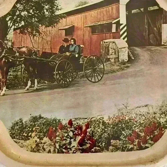 PA Dutch Country Tray, 16 x 13 inches - Picture 4 of 6